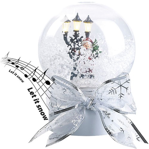 Boule neige lumineuse - boule,