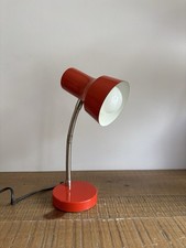 Lampe de Bureau Flexible « Cocotte » Orange/Rouge - Vintage