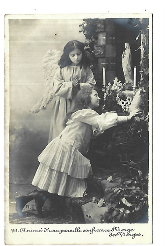 Carte fantaisie enfants ange - enfants,
