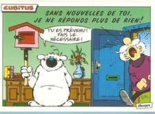 DUPA    carte postale BD  CUBITUS   état TOP Ed. 36 BIS . 1995