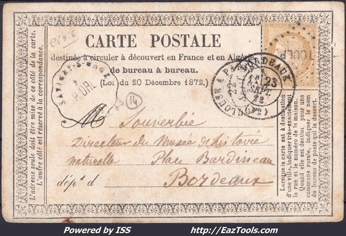France sur cp amb - france,