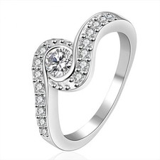 Bague argent "All Diamond Double Wrapped" - Envoi de France Immédiat