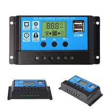 30A 12V / 24V Contrôleur de Charge-PWM-Régulateur de Panneau Solaire Port USB...