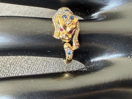 Bague jaguar massif - bague,