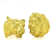 Boucles D'Oreilles Lion Et
