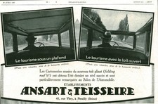 Publicité ancienne automobile