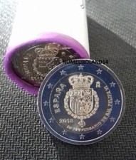 DISPO RARE 2 euro ESPAGNE 2018 Commémo Felipe VI Envoi en suivi.