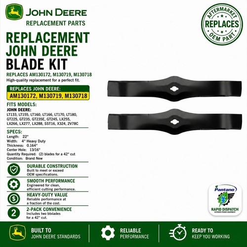 Blade kit fits john - blade, deere