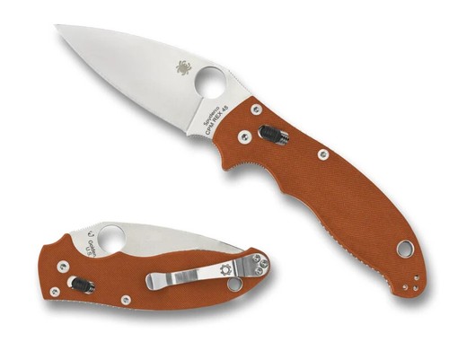 New spyderco manix burnt - new,