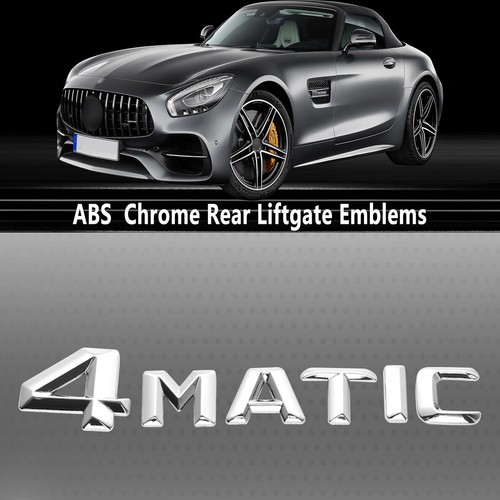 Emblème argenté 4matic pour - argenté,