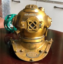 Mini casque de plongée artisanal de la marine américaine Mark V Mini bureau d...