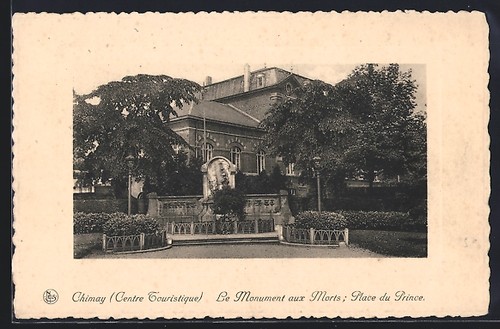 Cpa chimay centre - chimay, /centre