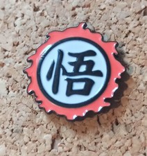 Pin's Dragon Ball Z DBZ Goku Kanji Enamel Pin Manga Club Dorothée Dessin Animé