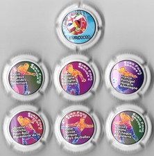 capsules de champagne   GENERIQUE    .EURO  FOOT  2020 REPORTE EN 2021