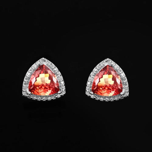 Boucles oreilles saphir - d’oreilles,