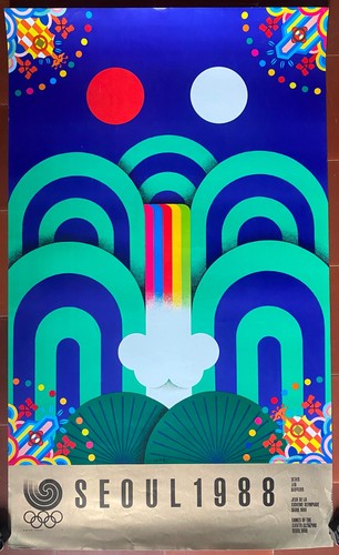 Affiche seoul olympic - olympic, games