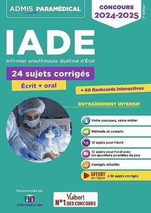 Concours iade 24 sujets - concours,