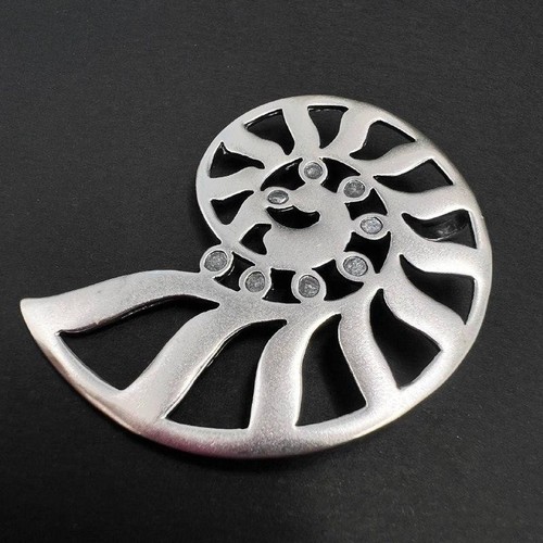 Pendentif nautilus vintage - nautilus, en