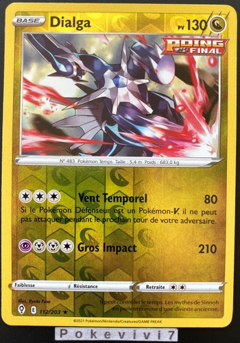Carte pokemon dialga - carte,