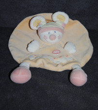 🍀Doudou Plat Rond Souris