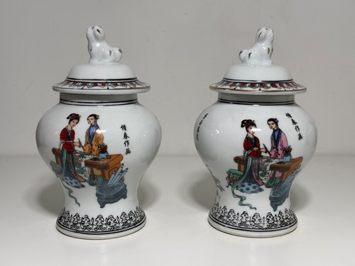 Paire pots couverts - paire,