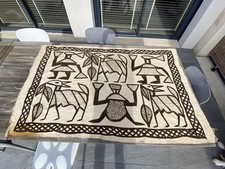 Toile de Khorogo ancienne-Tissu, tenture de Côte d'Ivoire  160 x 103 cm