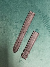 Bracelet Omega 16mm cuir vintage sans boucle