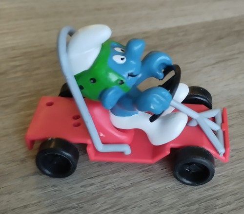 Figurine schtroumpf kart - figurine,