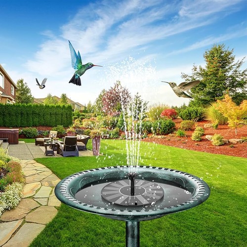 Aisitin 2pcs fontaine solaire - fontaine,