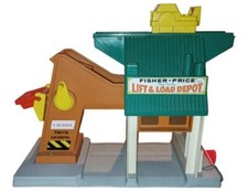 Fisher Price  Lift and Load Depot  942 jouet Vintage 1976 