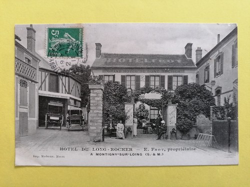 Cpa montigny sur loing - sur, en