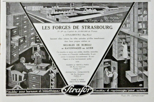 Publicité presse 1925 meubles - publicitÉ,