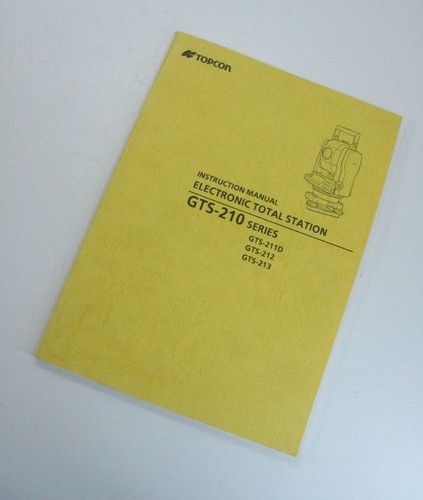 Topcon instructions manuel - topcon,