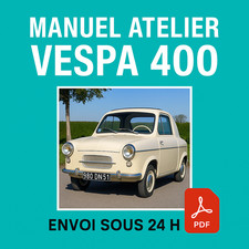 Manuel Atelier Vespa 400 1957
