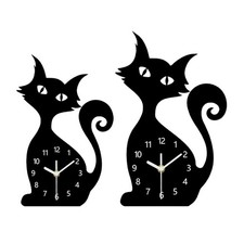 Horloge Murale Chat avec