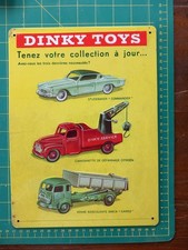 Plaque métal Dinky Toys 28x21 cms