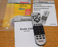 HAMA 00-012083 Télécommande UNIVERSEL Universal Remote Control 3 TV SAT STB DVD