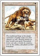 Magic MTG - Savannah Lions - 4ème Edition - EXC - TW