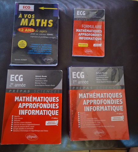 Livres maths prépa ecg - de,
