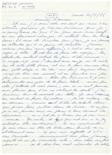 7 1976 lettre - 1976,