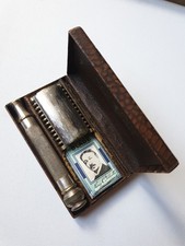 Rasoir Mecanique Gillette Et Sa Boîte En Cuir