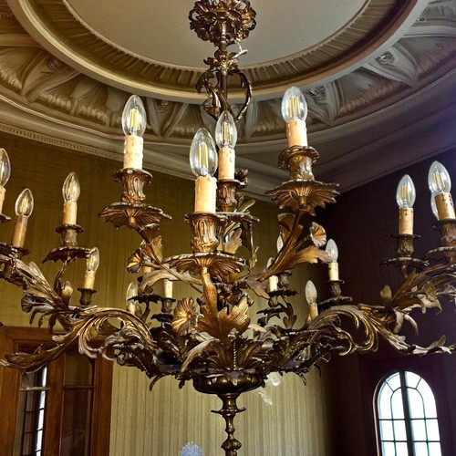 Lustre monumental français - lustre,