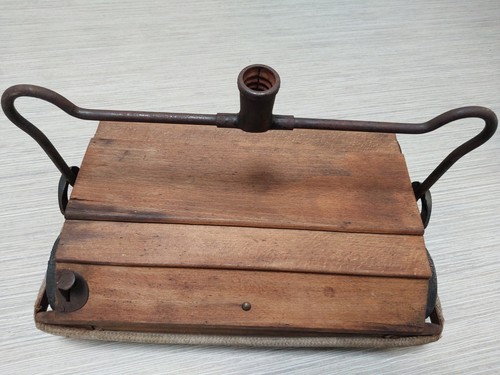 Balai brosse ancien bois - ancien, en