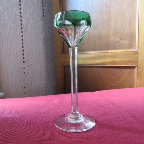 Verre liqueur vert cristal - vert,