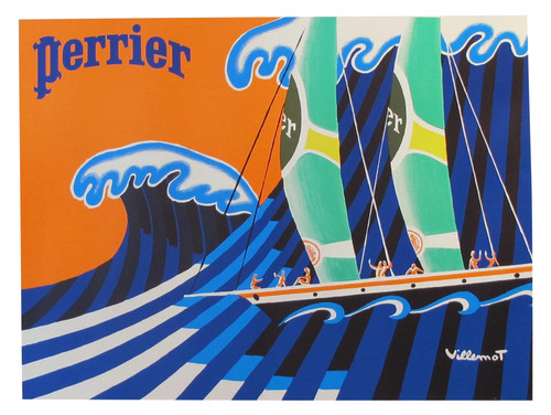 Affiche poster perrier - poster,