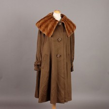 Manteau Vintage Cachemire Taille L Italie des Années 1980 Original