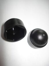 Lot de 10 cache vis noirs pvc