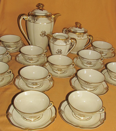 Service café thé - , porcelaine