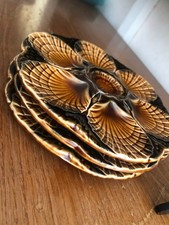 lot 3 assiettes à huitres