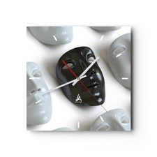 Horloge murale en verre